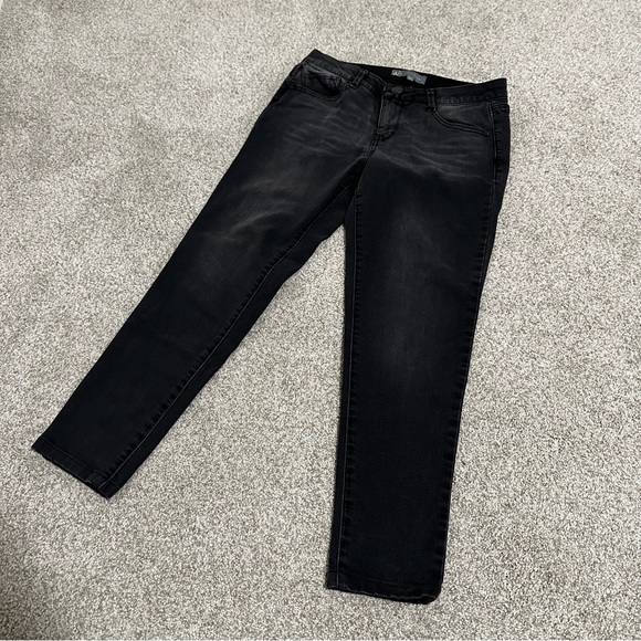 Wit & Wisdom 'Ab'Solution Skinny Ankle Jeans Dark Gray 6 - Picture 3 of 6
